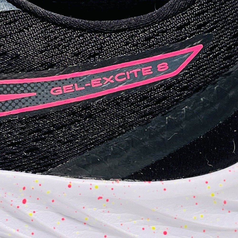 Asics Gel-Excite 8 Running Sneaker, Women's Size 10.5 M, Black Pink 1012A916 - Picture 8 of 13